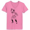 Ladies ComfortSoft ® V Neck Tee Thumbnail