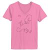 Ladies ComfortSoft ® V Neck Tee Thumbnail