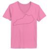 Ladies ComfortSoft ® V Neck Tee Thumbnail