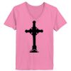 Ladies ComfortSoft ® V Neck Tee Thumbnail