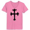 Ladies ComfortSoft ® V Neck Tee Thumbnail