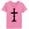 Ladies ComfortSoft ® V Neck Tee Thumbnail