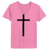 Ladies ComfortSoft ® V Neck Tee Thumbnail