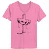 Ladies ComfortSoft ® V Neck Tee Thumbnail