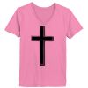 Ladies ComfortSoft ® V Neck Tee Thumbnail