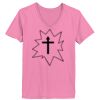 Ladies ComfortSoft ® V Neck Tee Thumbnail