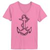 Ladies ComfortSoft ® V Neck Tee Thumbnail