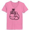 Ladies ComfortSoft ® V Neck Tee Thumbnail