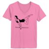 Ladies ComfortSoft ® V Neck Tee Thumbnail