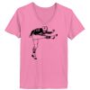 Ladies ComfortSoft ® V Neck Tee Thumbnail