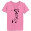 Ladies ComfortSoft ® V Neck Tee Thumbnail