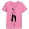 Ladies ComfortSoft ® V Neck Tee Thumbnail