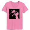 Ladies ComfortSoft ® V Neck Tee Thumbnail