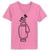 Ladies ComfortSoft ® V Neck Tee Thumbnail