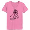 Ladies ComfortSoft ® V Neck Tee Thumbnail