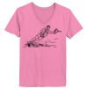 Ladies ComfortSoft ® V Neck Tee Thumbnail