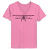 Ladies ComfortSoft ® V Neck Tee Thumbnail