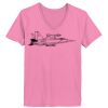 Ladies ComfortSoft ® V Neck Tee Thumbnail