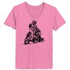 Ladies ComfortSoft ® V Neck Tee Thumbnail