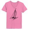 Ladies ComfortSoft ® V Neck Tee Thumbnail