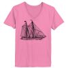 Ladies ComfortSoft ® V Neck Tee Thumbnail