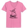 Ladies ComfortSoft ® V Neck Tee Thumbnail