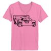 Ladies ComfortSoft ® V Neck Tee Thumbnail