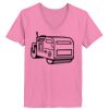 Ladies ComfortSoft ® V Neck Tee Thumbnail