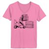 Ladies ComfortSoft ® V Neck Tee Thumbnail