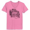 Ladies ComfortSoft ® V Neck Tee Thumbnail