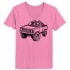 Ladies ComfortSoft ® V Neck Tee Thumbnail