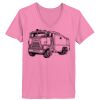 Ladies ComfortSoft ® V Neck Tee Thumbnail