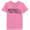 Ladies ComfortSoft ® V Neck Tee Thumbnail