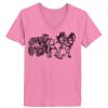 Ladies ComfortSoft ® V Neck Tee Thumbnail