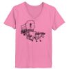 Ladies ComfortSoft ® V Neck Tee Thumbnail