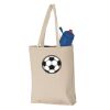 11L Canvas Tote with Contrast-Color Handles Thumbnail