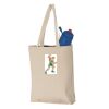 11L Canvas Tote with Contrast-Color Handles Thumbnail