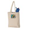 11L Canvas Tote with Contrast-Color Handles Thumbnail