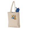 11L Canvas Tote with Contrast-Color Handles Thumbnail
