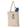 11L Canvas Tote with Contrast-Color Handles Thumbnail