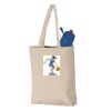 11L Canvas Tote with Contrast-Color Handles Thumbnail