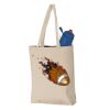 11L Canvas Tote with Contrast-Color Handles Thumbnail