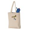11L Canvas Tote with Contrast-Color Handles Thumbnail