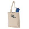 11L Canvas Tote with Contrast-Color Handles Thumbnail