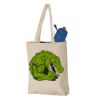 11L Canvas Tote with Contrast-Color Handles Thumbnail