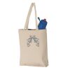 11L Canvas Tote with Contrast-Color Handles Thumbnail