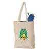 11L Canvas Tote with Contrast-Color Handles Thumbnail