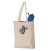 11L Canvas Tote with Contrast-Color Handles Thumbnail