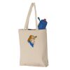 11L Canvas Tote with Contrast-Color Handles Thumbnail