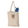 11L Canvas Tote with Contrast-Color Handles Thumbnail